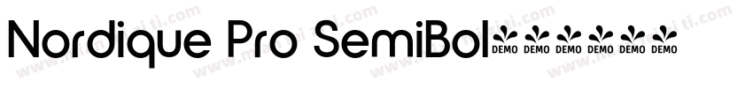 Nordique Pro SemiBol字体转换